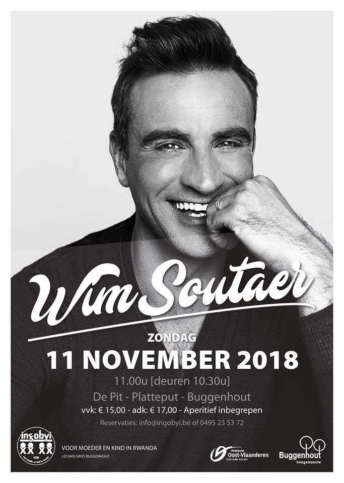 Aperitief concert 11/11/2018: Wim Soutaer