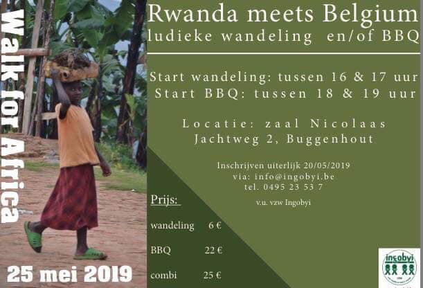 Rwanda meets Belgium 25 mei